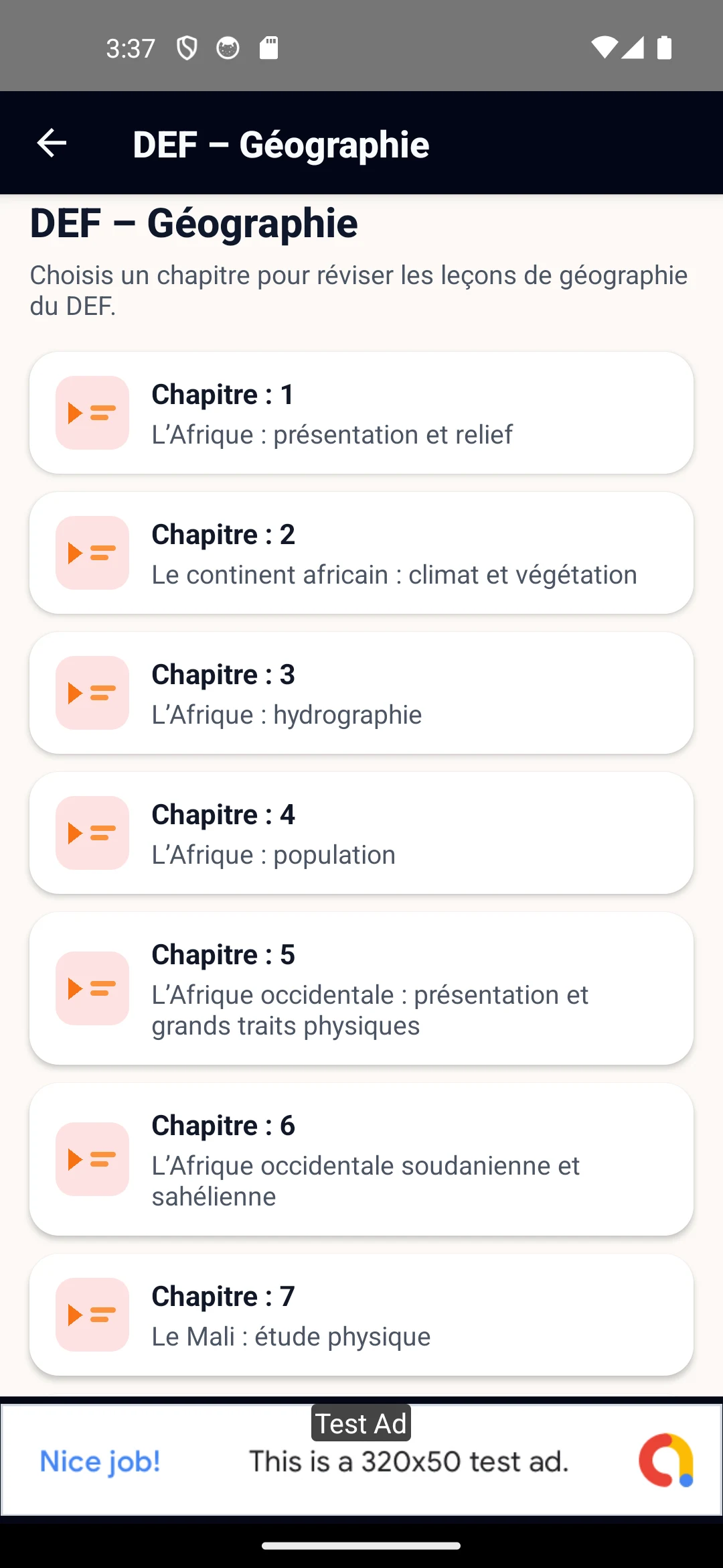 edumali screenshot